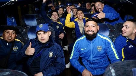 miles de hinchas salieron de la Bombonera a Río de Janeiro