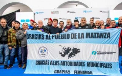 Espinoza consideró un ‘sueño’ haber financiado un viaje de veteranos a Malvinas