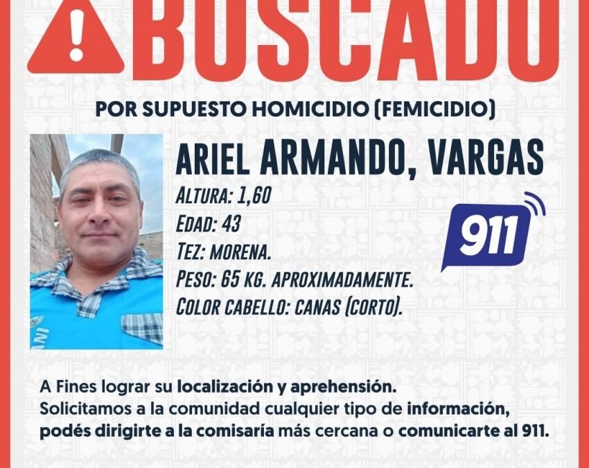 Este es el femicida de Pampa del Infierno, la Policía lo sigue buscando – Las noticias más importantes de Chaco
