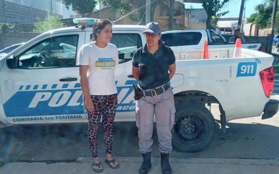 Fue encontrada la joven de Fontana que era intensamente buscada