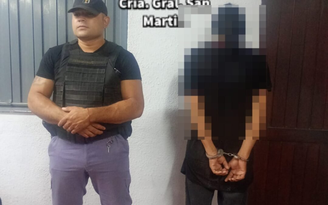 San Martín: lo buscaban por violencia de género y lo atraparon en un control