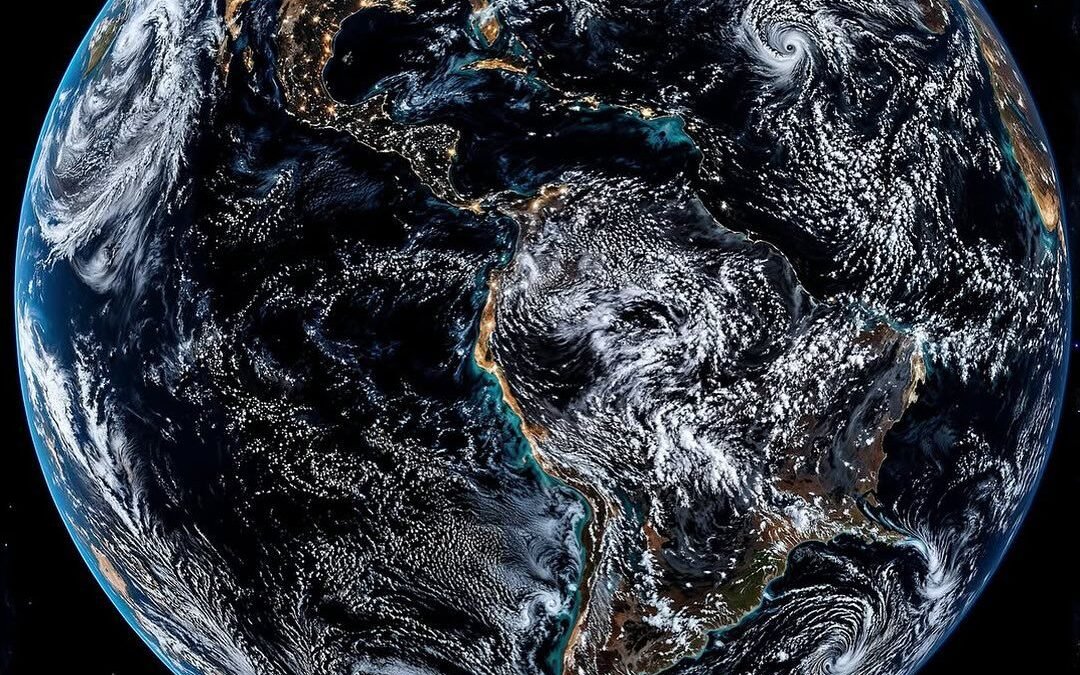 Desde el espacio: la Tierra vista por el satélite NOAA GOES