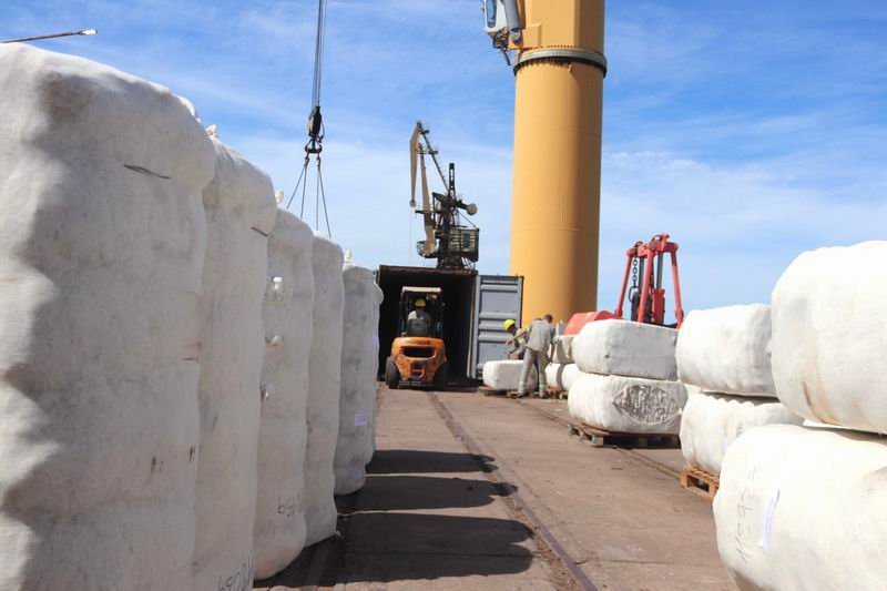 El Puerto de Barranqueras exportó fibra de algodón chaqueño a Vietnam