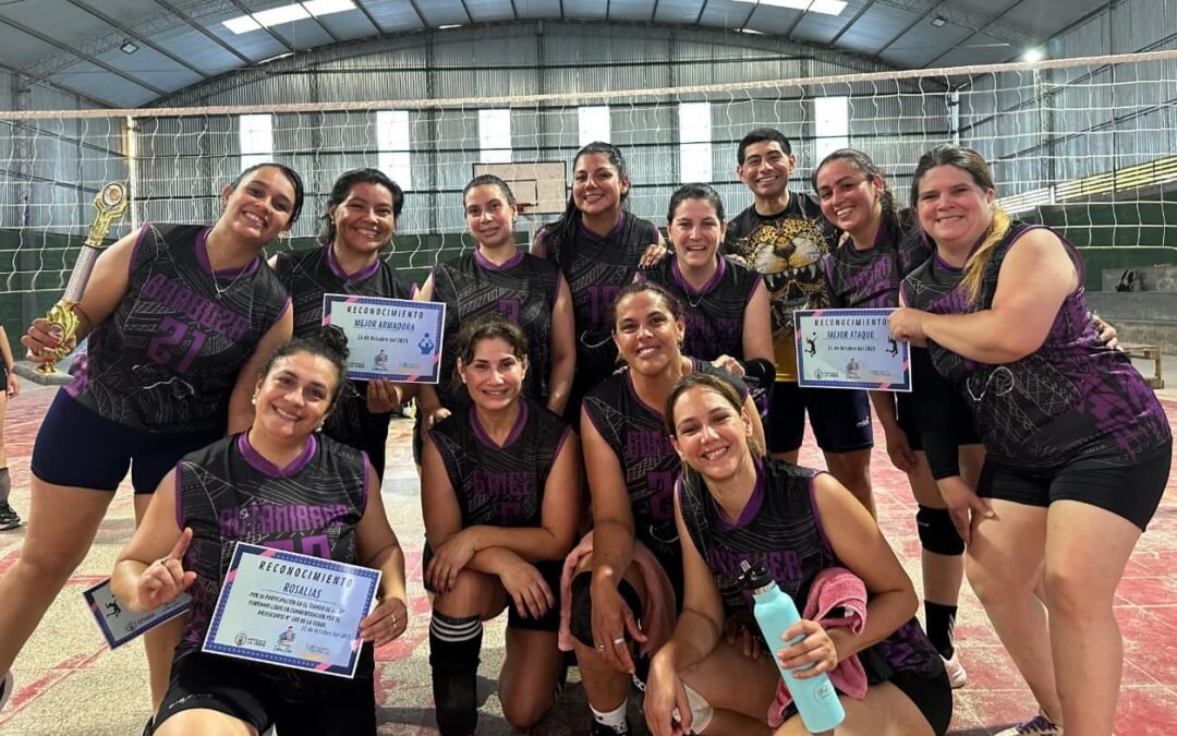 La Verde: El Municipio realizó un Encuentro de Vóley Libre